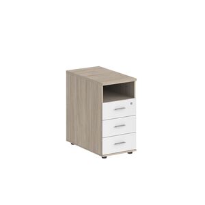 Тумба приставнаяс 3 ящ. и нишей, с замком без топа