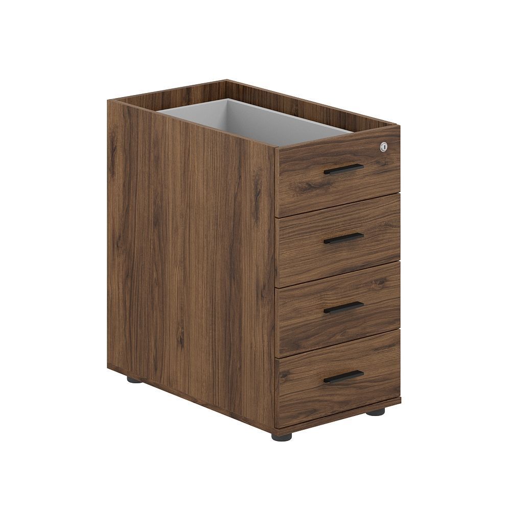 Тумба приставная с 4 ящ., с замком без топа