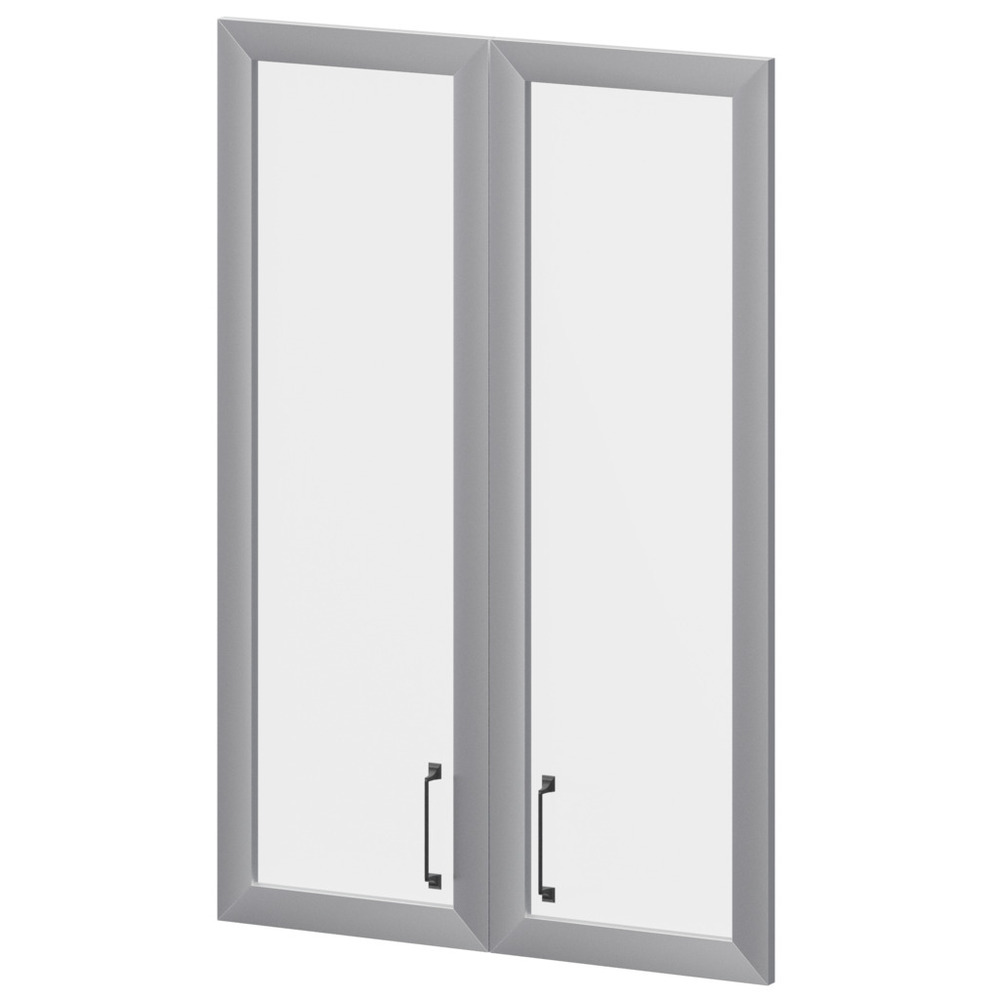 Двери стеклянные в алюминиевой раме