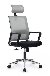 Кресло руководителя Mint (черный пластик)