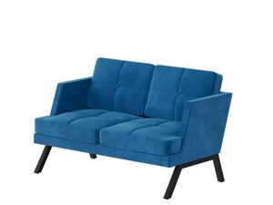 Диван двухместный с декором из пуговиц