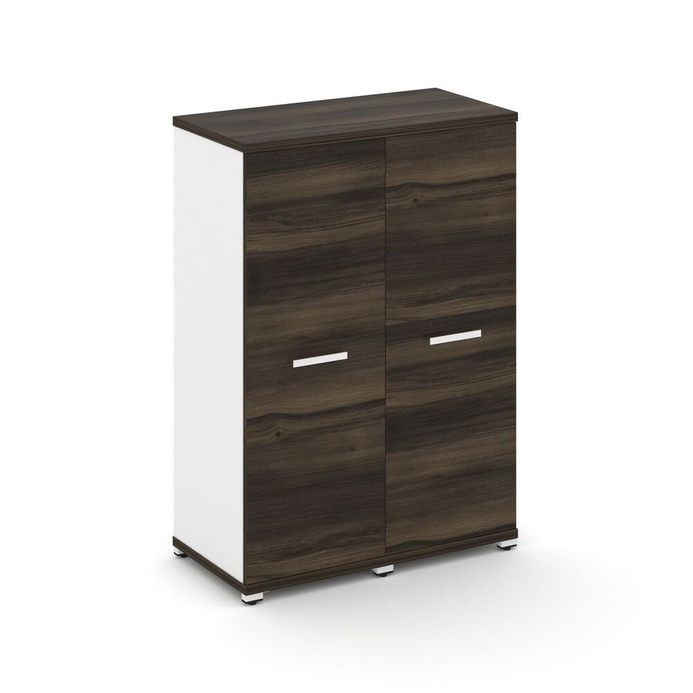 Шкаф две узкие секции, 3 ниши