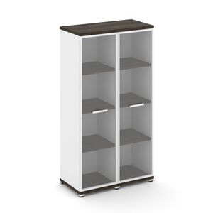 Шкаф две узкие секции, 4 ниши