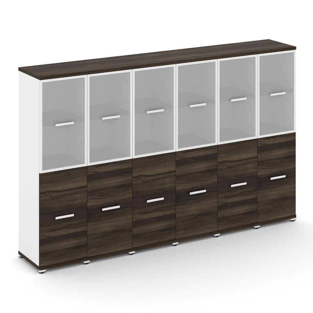 Шкаф шесть узких секций, 4 ниши