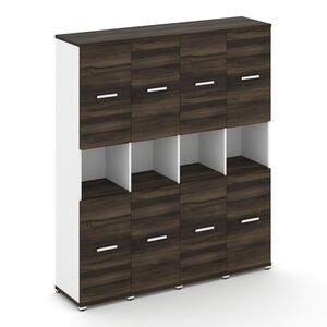 Шкаф четыре узкие секции, 5 ниш