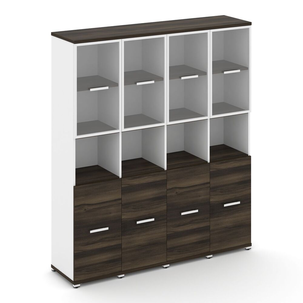 Шкаф четыре узкие секции, 5 ниш