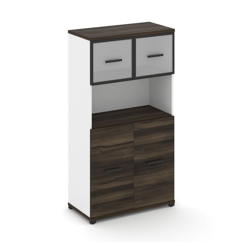 Шкаф одна широкая секция, 4 ниши