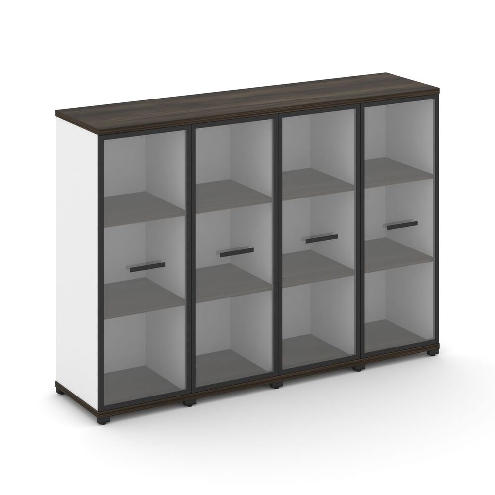 Шкаф четыре узкие секции, 3 ниши