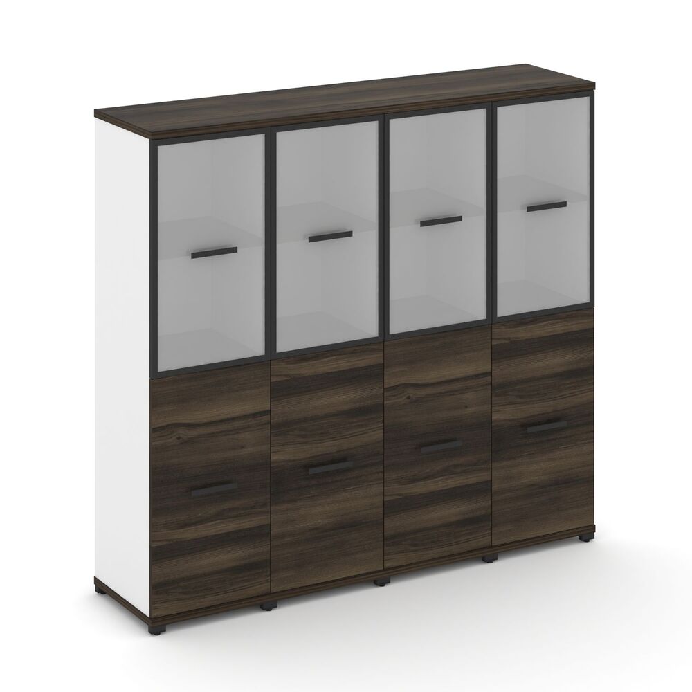 Шкаф четыре узкие секции, 4 ниши