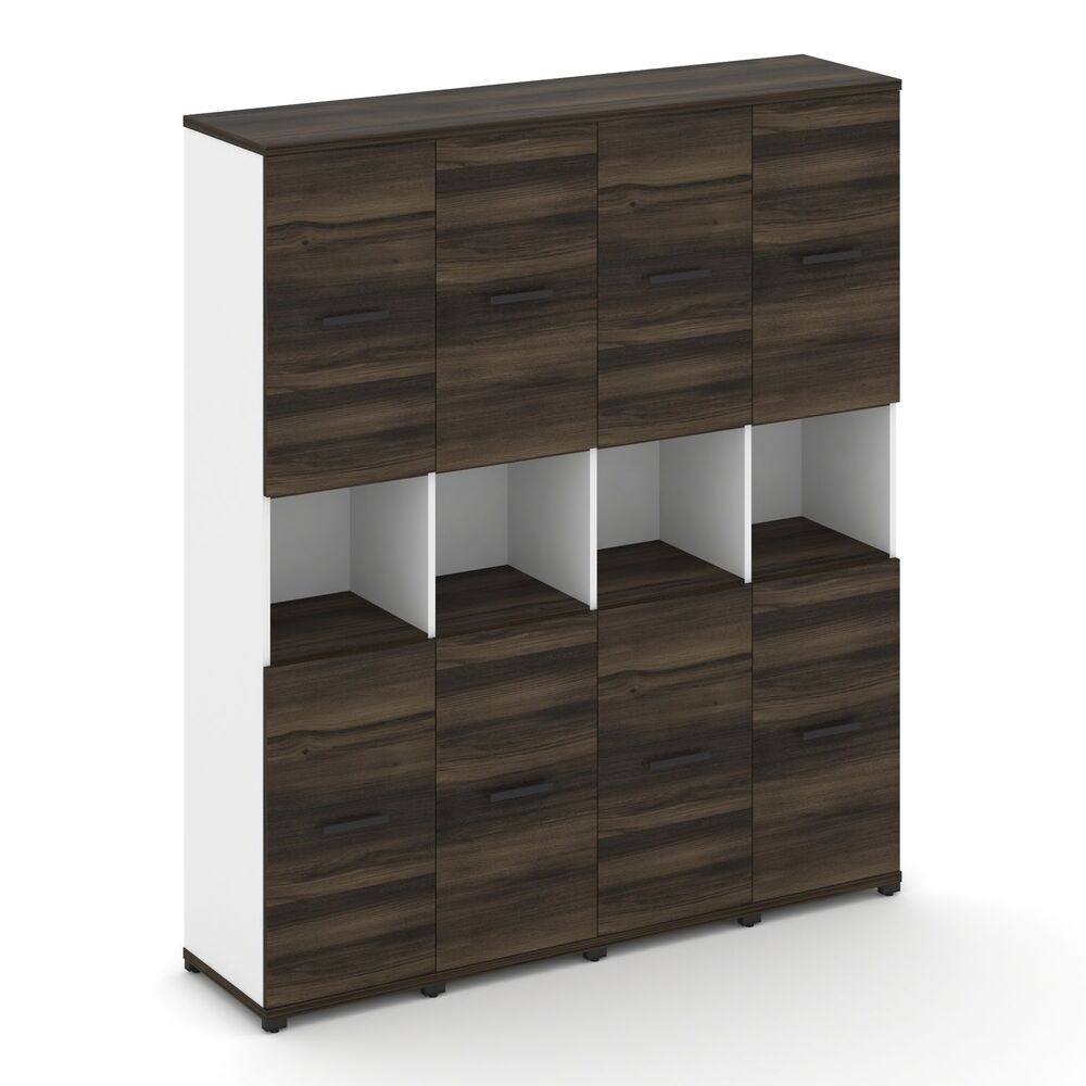 Шкаф четыре узкие секции, 5 ниш