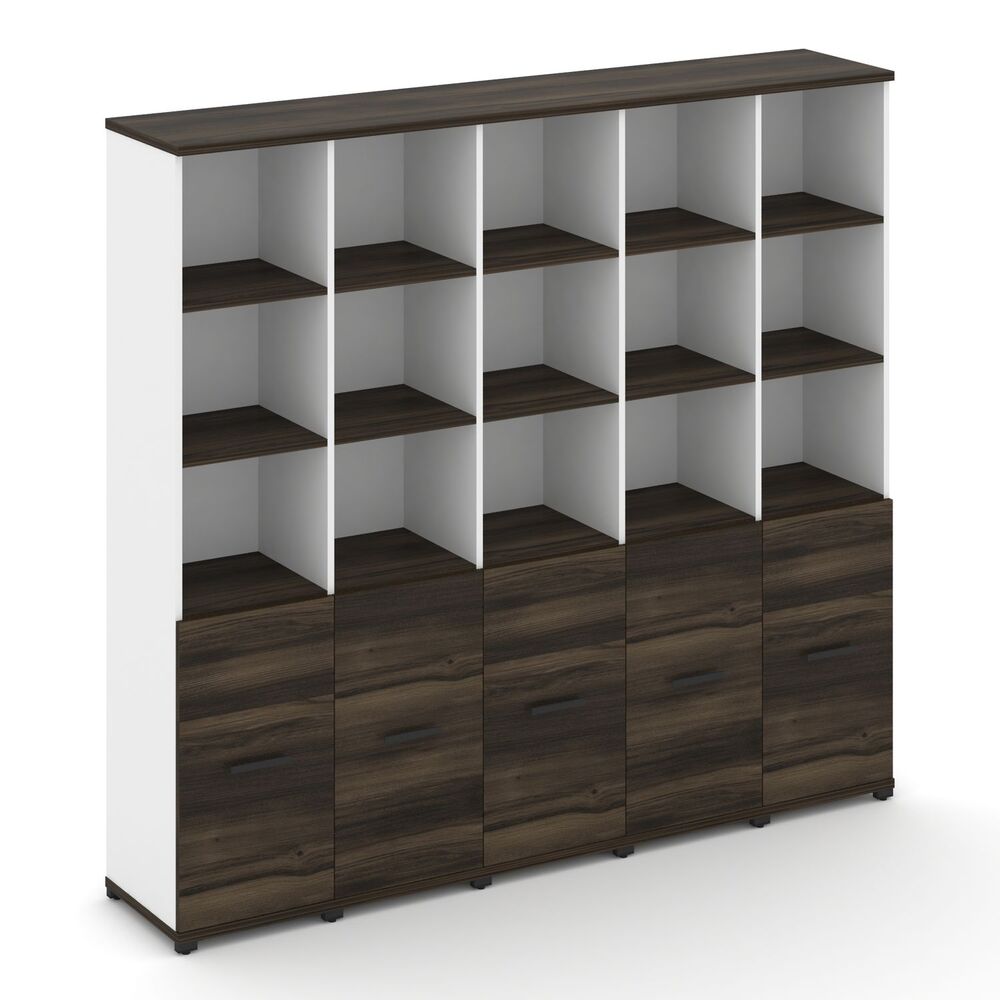 Шкаф пять узких секций, 5 ниш