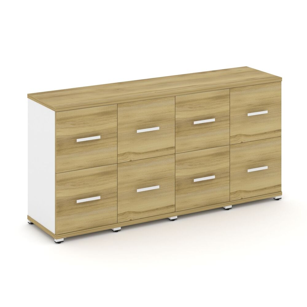 Шкаф четыре узкие секции, 2 ниши