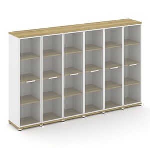 Шкаф шесть узких секций, 4 ниши