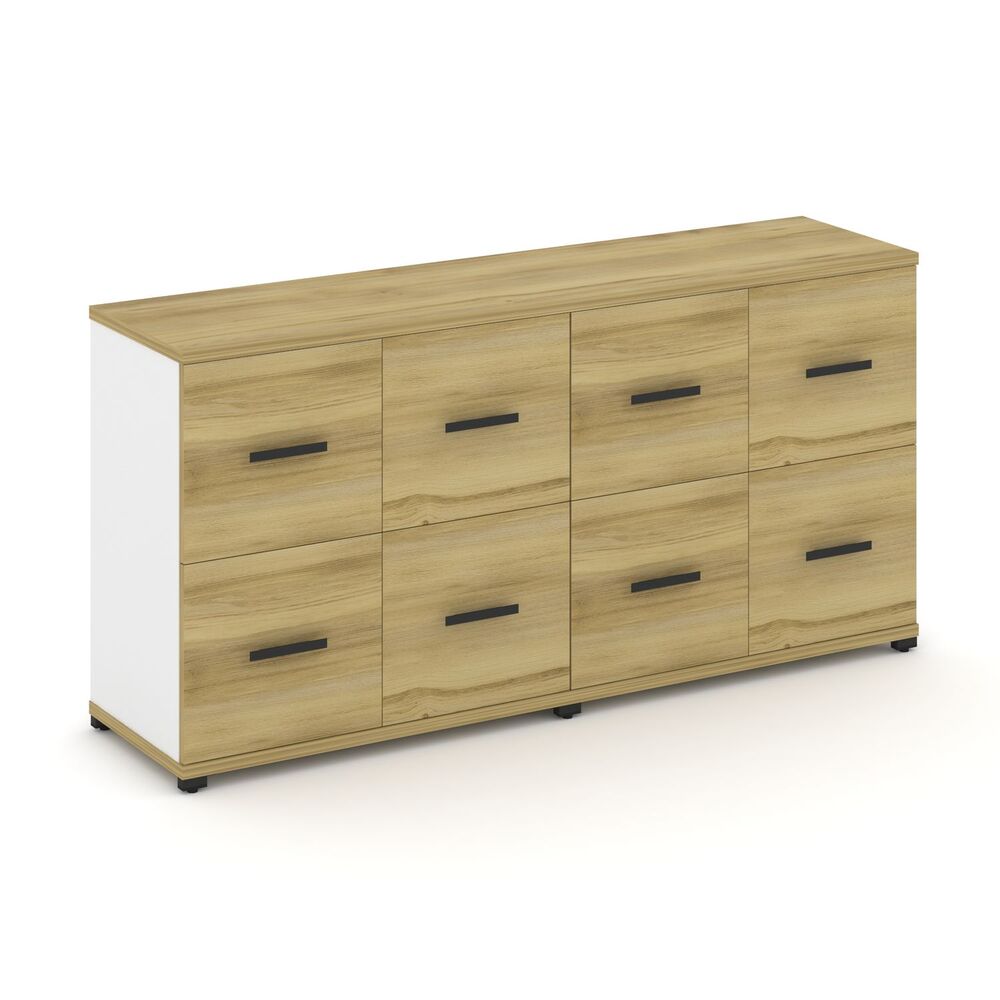 Шкаф две широкие секции, 2 ниши