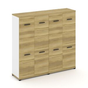 Шкаф две широкие секции, 4 ниши