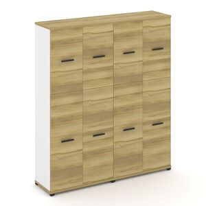 Шкаф две широкие секции, 5 ниш