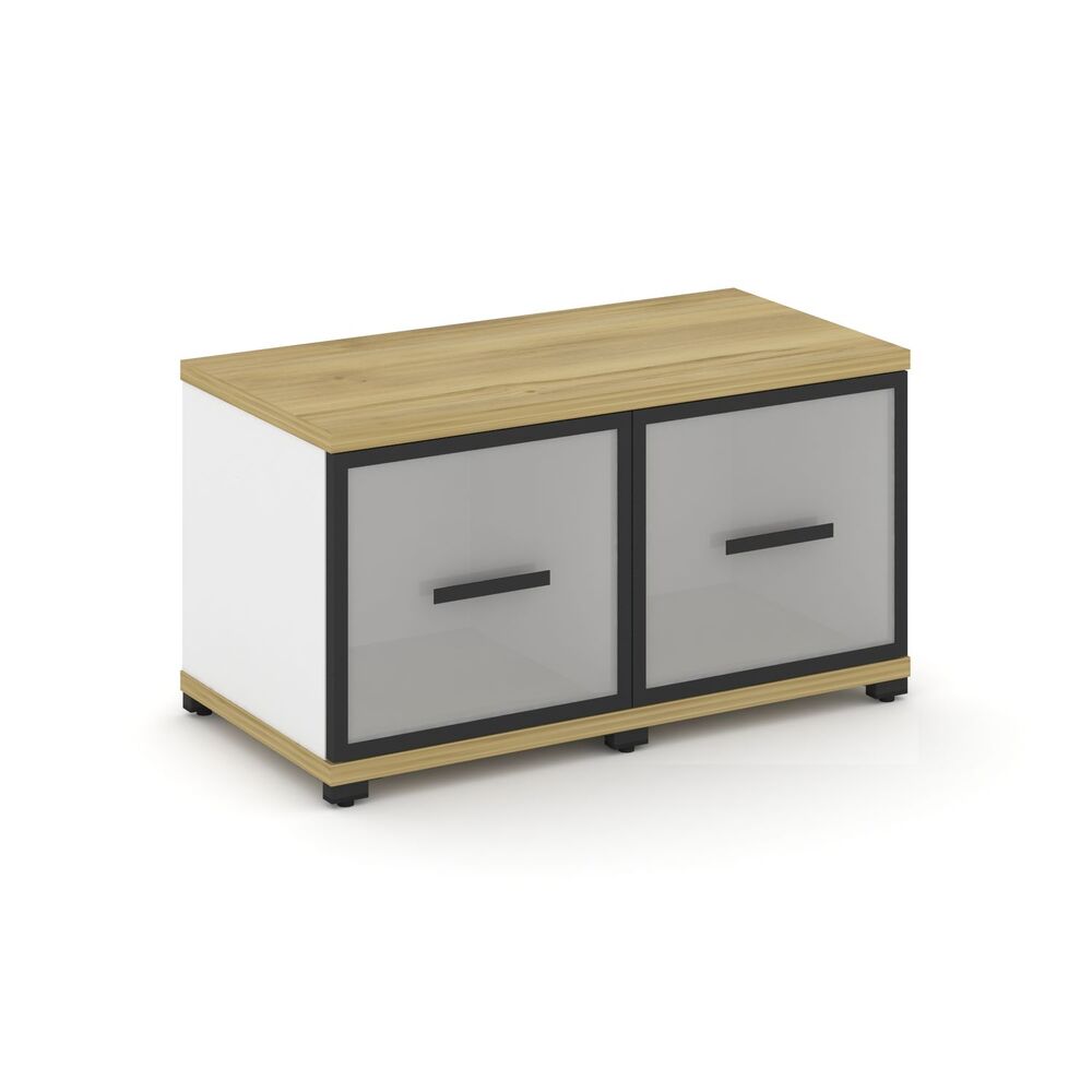 Шкаф две узкие секции, 1 ниша