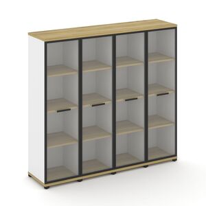 Шкаф четыре узкие секции, 4 ниши