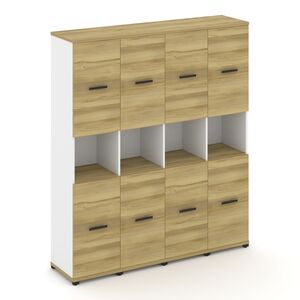 Шкаф четыре узкие секции, 5 ниш