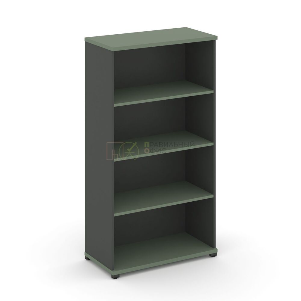 Стеллаж одна широкая секция, 4 ниши