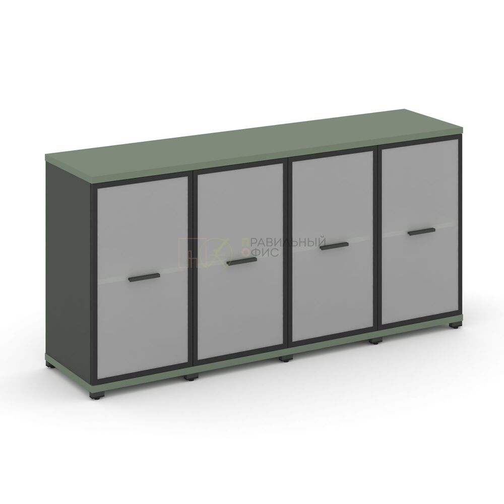 Шкаф четыре узкие секции, 2 ниши