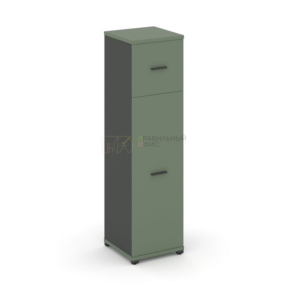 Шкаф одна узкая секция, 4 ниши