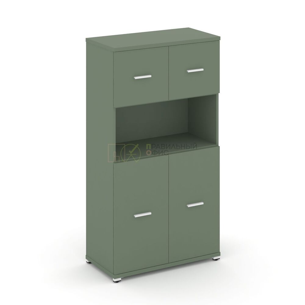 Шкаф одна широкая секция, 4 ниши