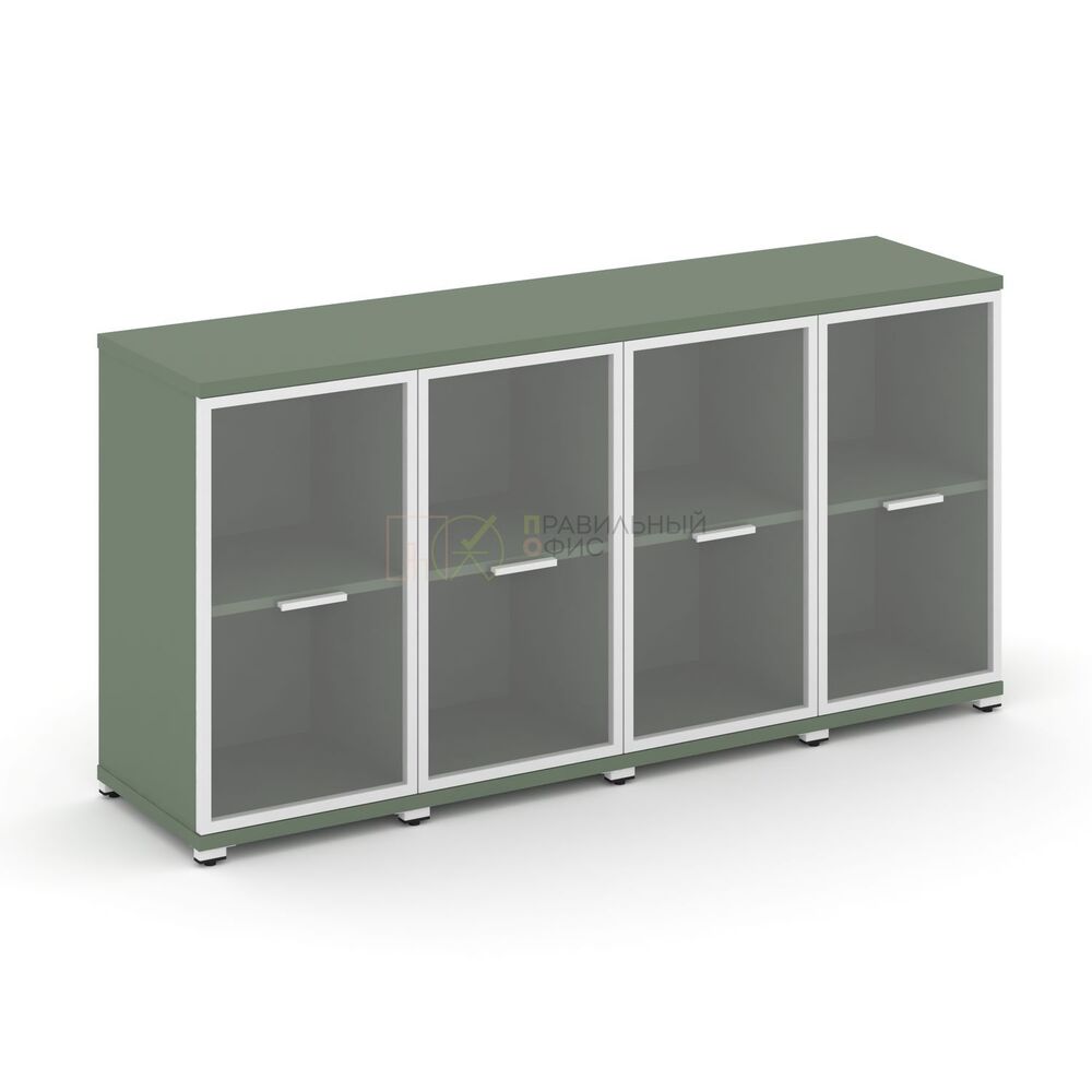 Шкаф четыре узкие секции, 2 ниши