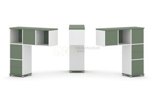 Надставка низкая + (Задняя стенка - 5 шт) + (Блок 2 ящика - 2 шт)