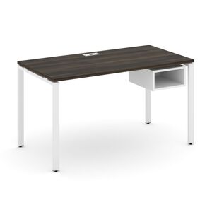 Стол рабочий с подвесной тумбой с одной открытой нишей