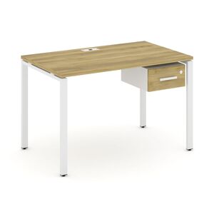 Стол рабочий с подвесной тумбой с одним ящиком