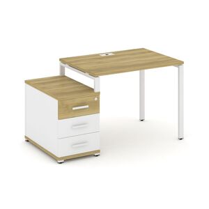 Стол письменный с одной опорной тумбой