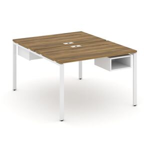 Рабочая станция двухсторонняя с подвесными тумбами на 2 места