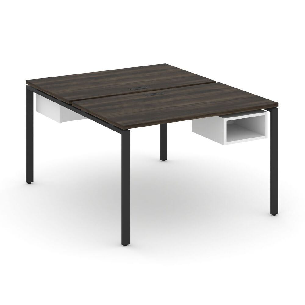 Рабочая станция двухсторонняя с подвесными тумбами на 2 места