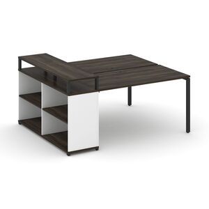 Рабочая станция с опорным стеллажом с верхним горизонтом