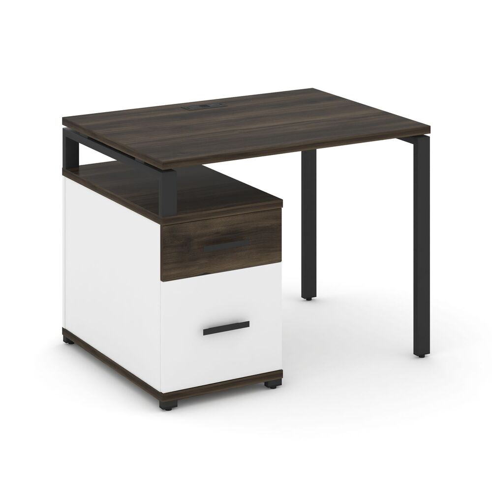 Стол письменный с одной опорной тумбой