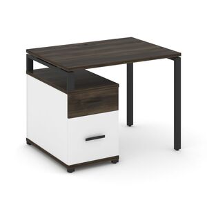 Стол письменный с одной опорной тумбой