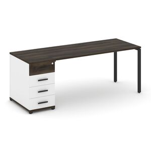 Стол рабочий с одной опорной тумбой