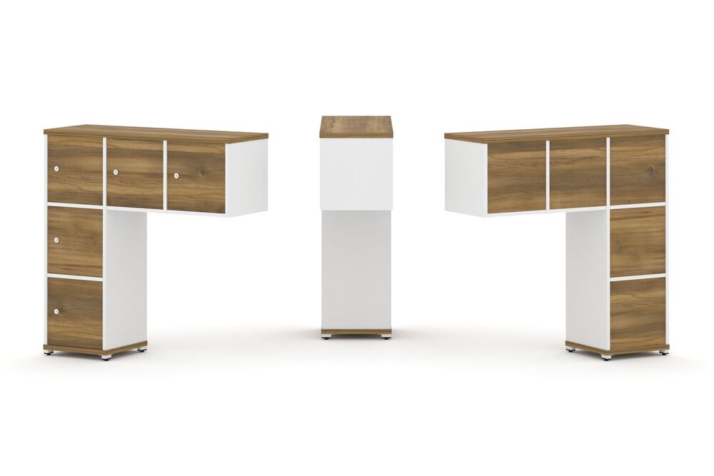 Надставка низкая + (Задняя стенка - 5 шт) + (Распашной фасад - 5 шт)