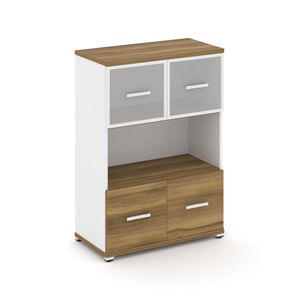 Шкаф одна широкая секция, 3 ниши