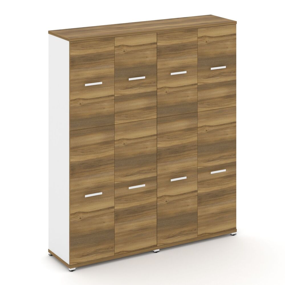 Шкаф две широкие секции, 5 ниш