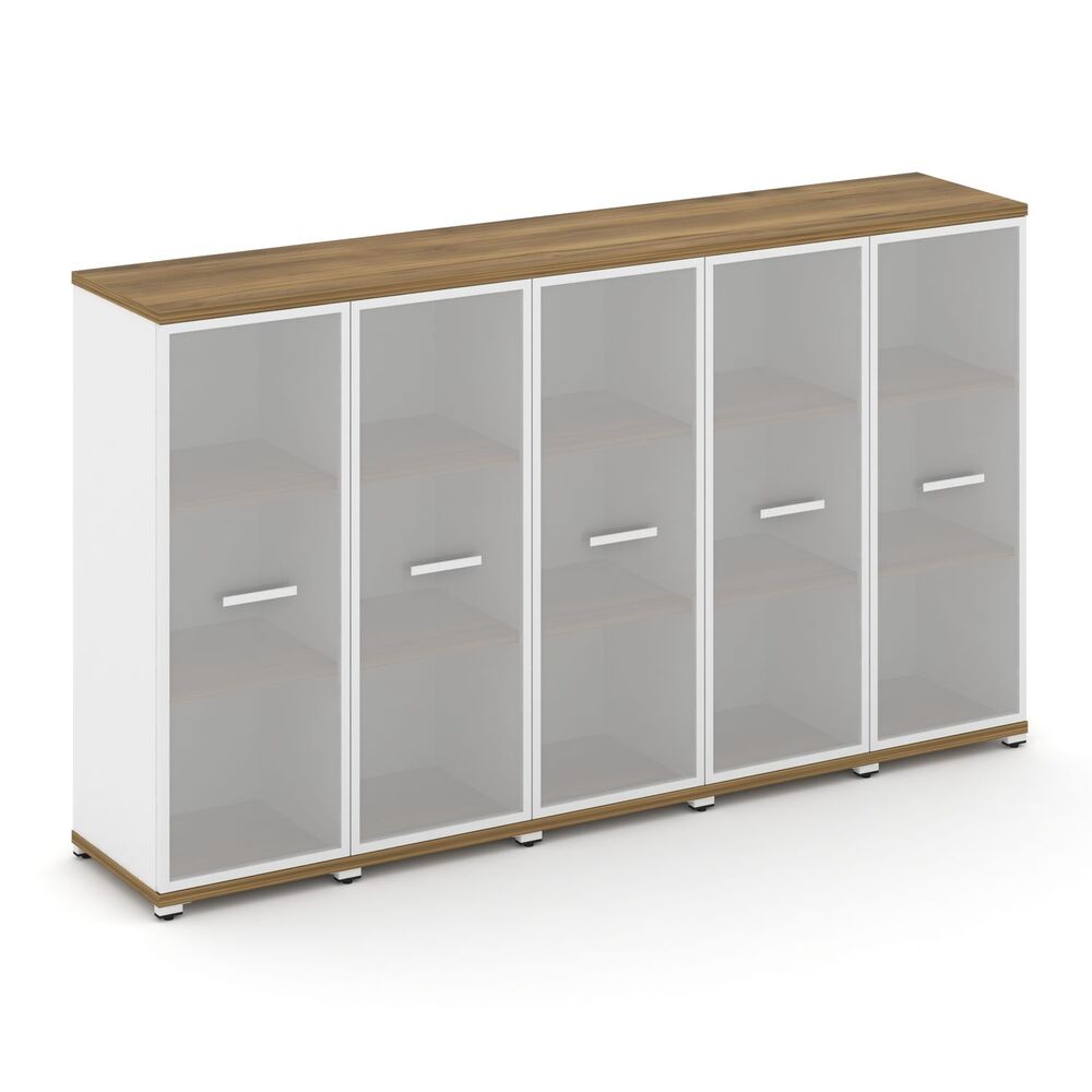 Шкаф пять узких секций, 3 ниши