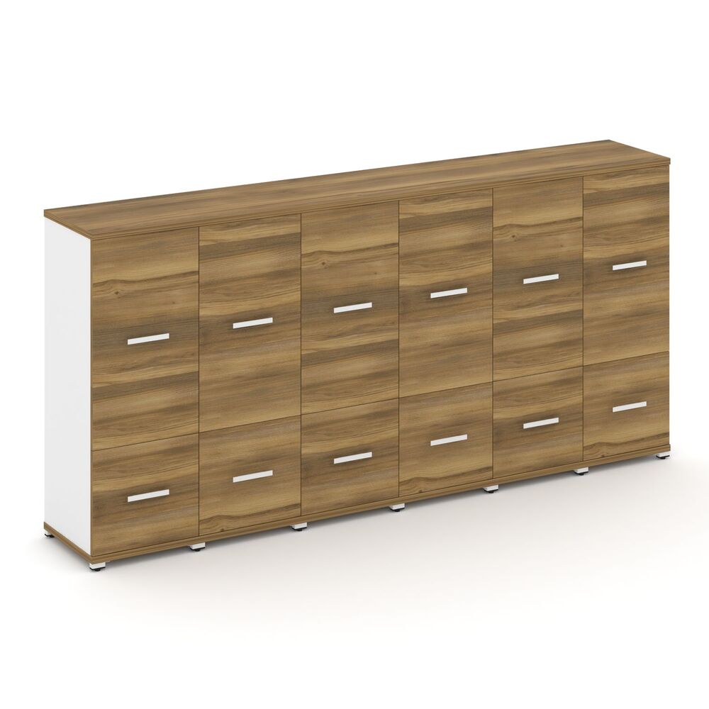 Шкаф шесть узких секций, 3 ниши