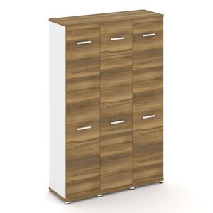 Шкаф три узкие секции, 5 ниш