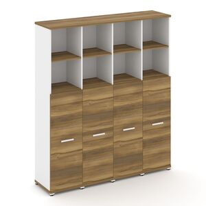 Шкаф четыре узкие секции, 5 ниш