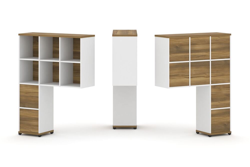 Надставка высокая + (Задняя стенка 8 шт) + (Блок 2 ящика - 2 шт)