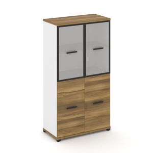 Шкаф одна широкая секция, 4 ниши