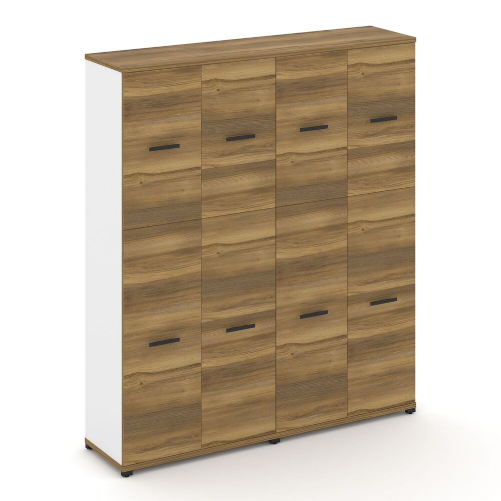 Шкаф две широкие секции, 5 ниш