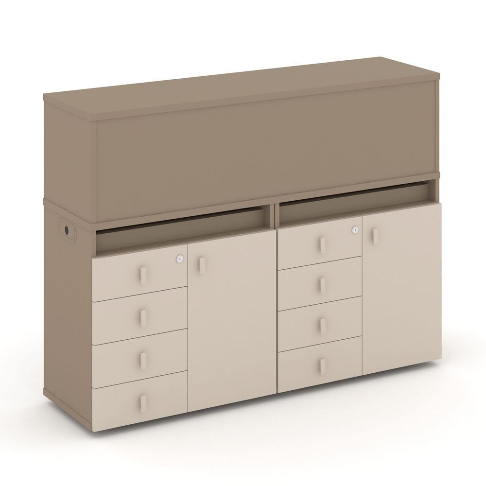 Набор №3. Тумба двойная+низкая надставка