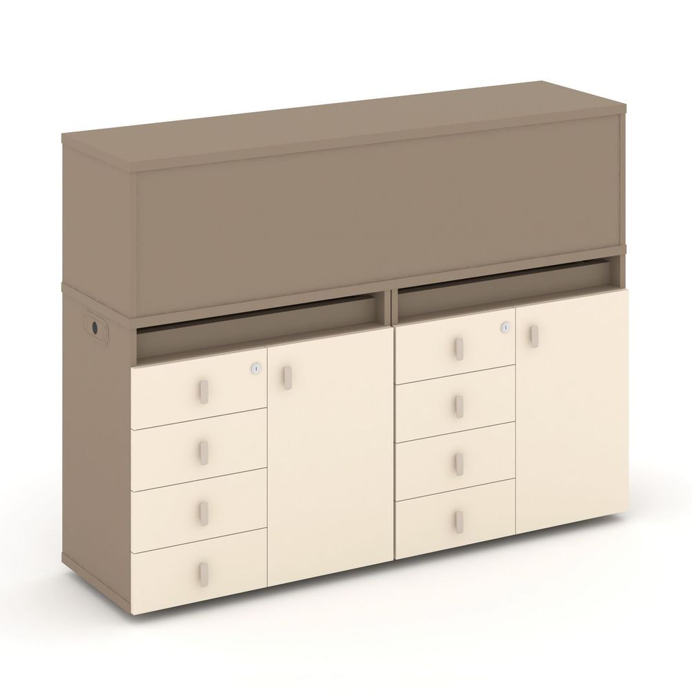 Набор №3. Тумба двойная+низкая надставка